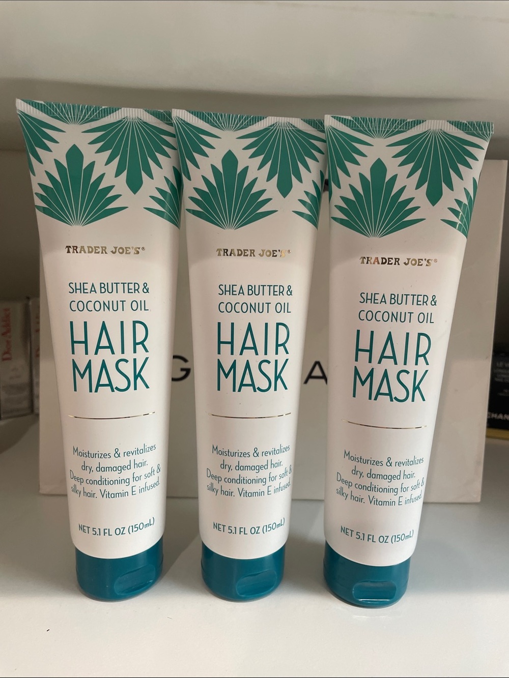 New Trader Joe's Shea Butter & Coconut Oil Hair Mask (3 Pack)
